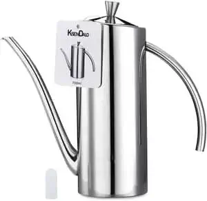 Stainless steel oil dispenser